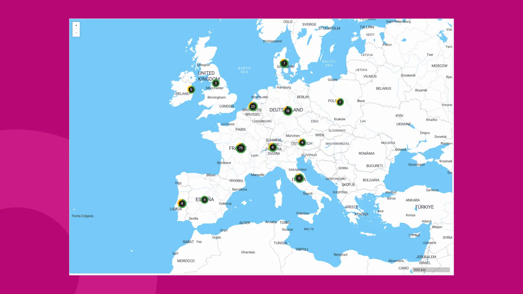 Interface logiciel Sapin 2 - Module cartographie des risques - Geoviz
