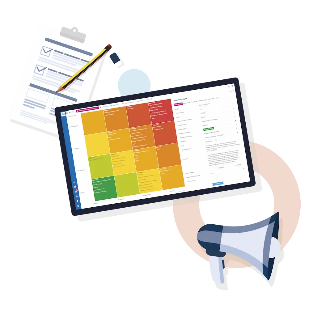 Illustration Sapin 2 software - Corruption risk mapping module