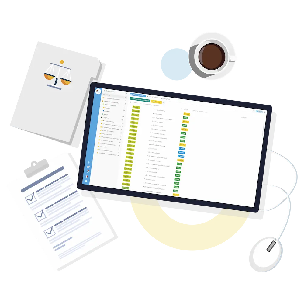 Sapin 2 software illustration - AFA questionnaire module