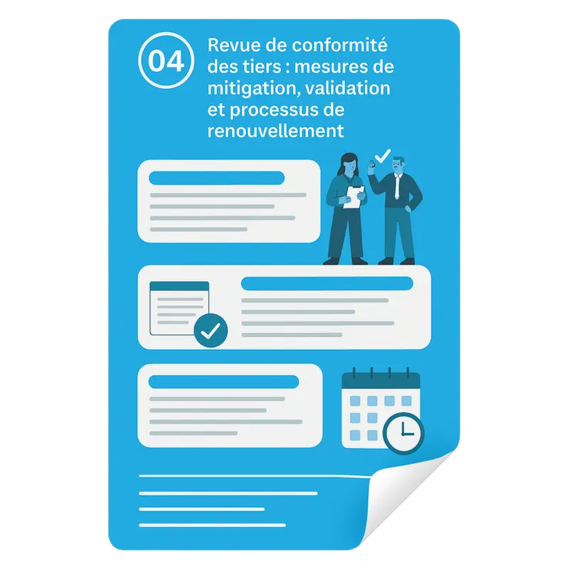 Third-party assessment - Technical datasheets - Compliance review, mitigation and validation, and renewal process