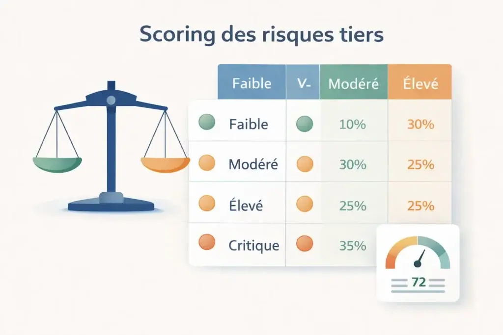 Méthode de scoring pour l’évaluation des tiers.