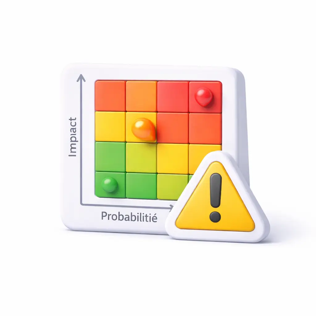 Illustration d'une cartographie des risques