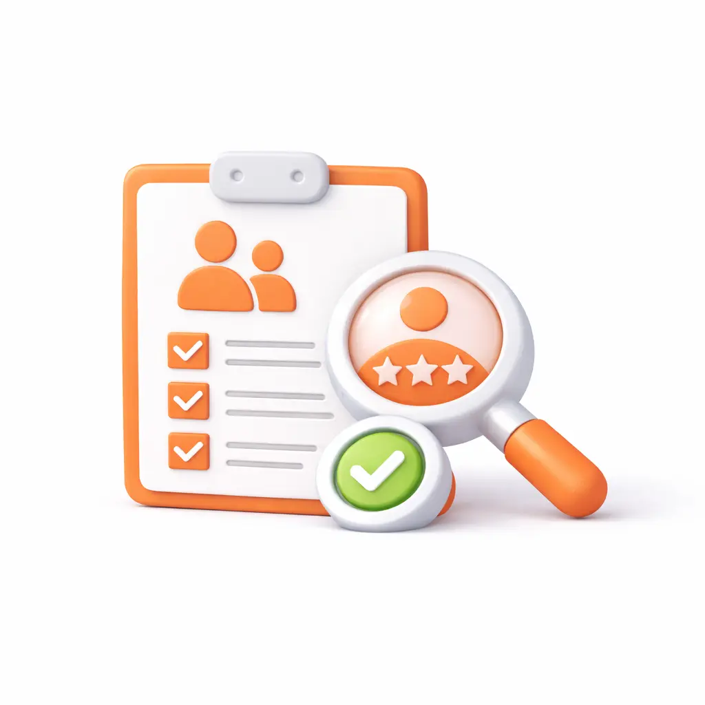 Illustration d'une procédure d'évaluation des tiers