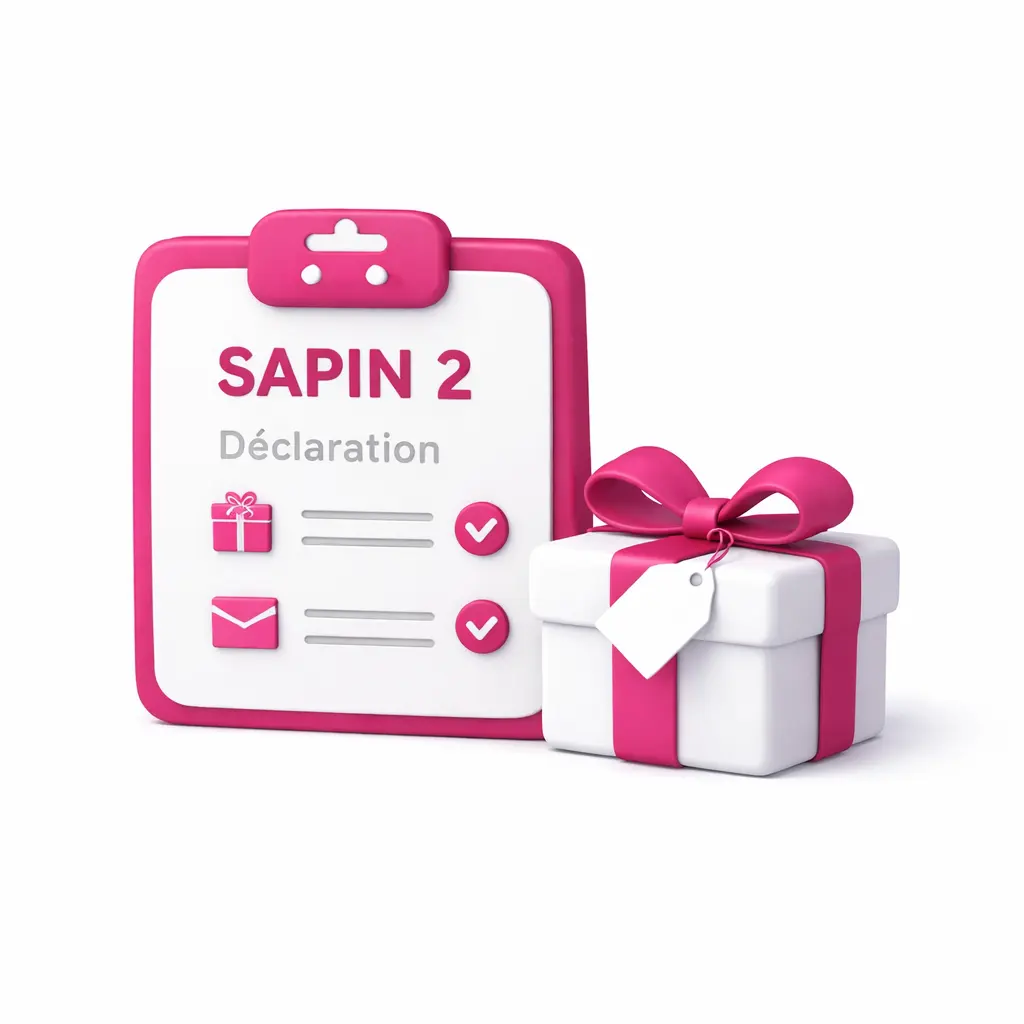 illustration de déclarations de cadeaux et invitations professionnels - loi sapin2