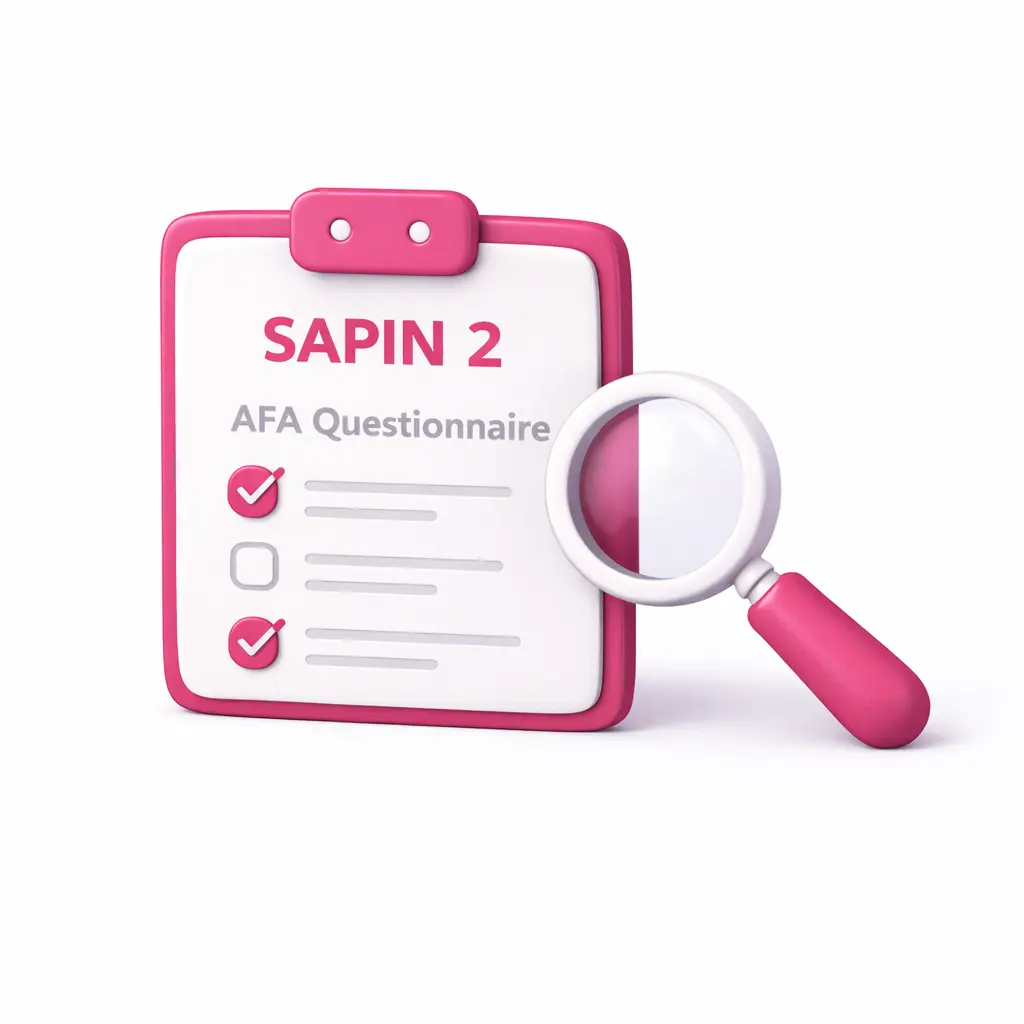 illustration d'un questionnaire AFA - loi sapin2